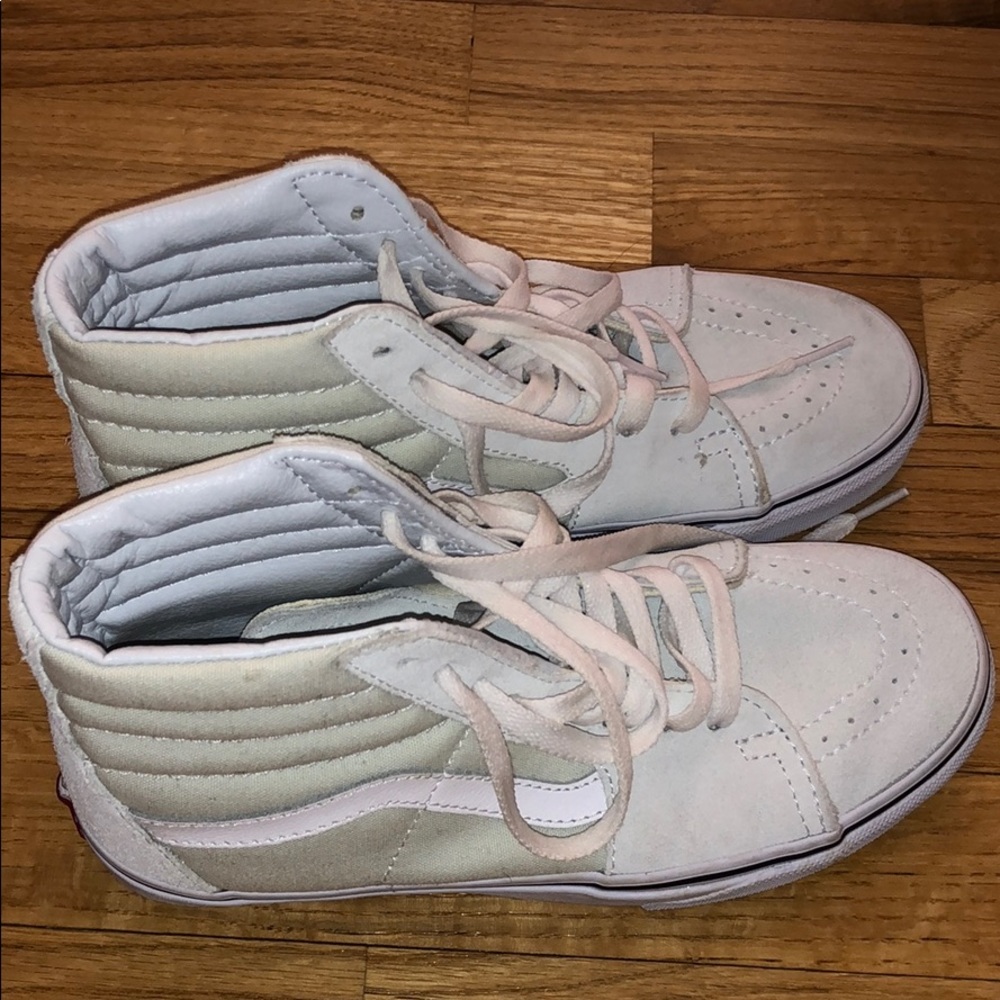 Mint Green High Top Vans